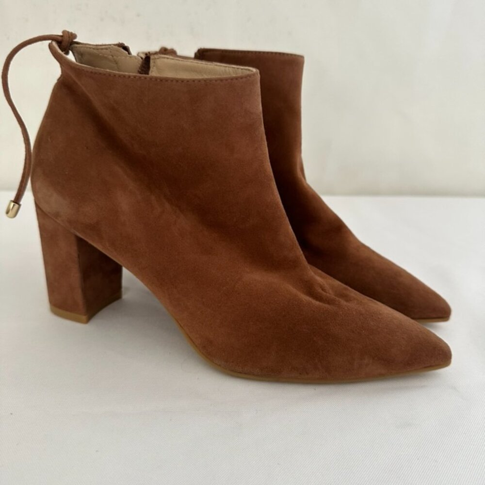 Nordstrom Stuart Weitzman Suede Block Bootie - image 2